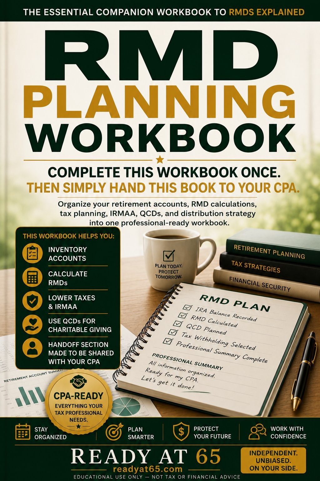 RMD Planning Workbook — Ready at 65